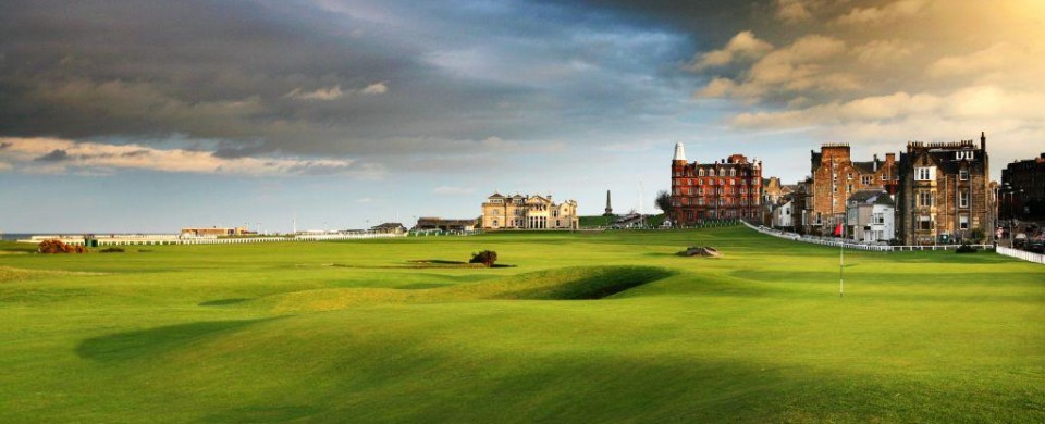 St Andrews old golf course, Scotland, UK