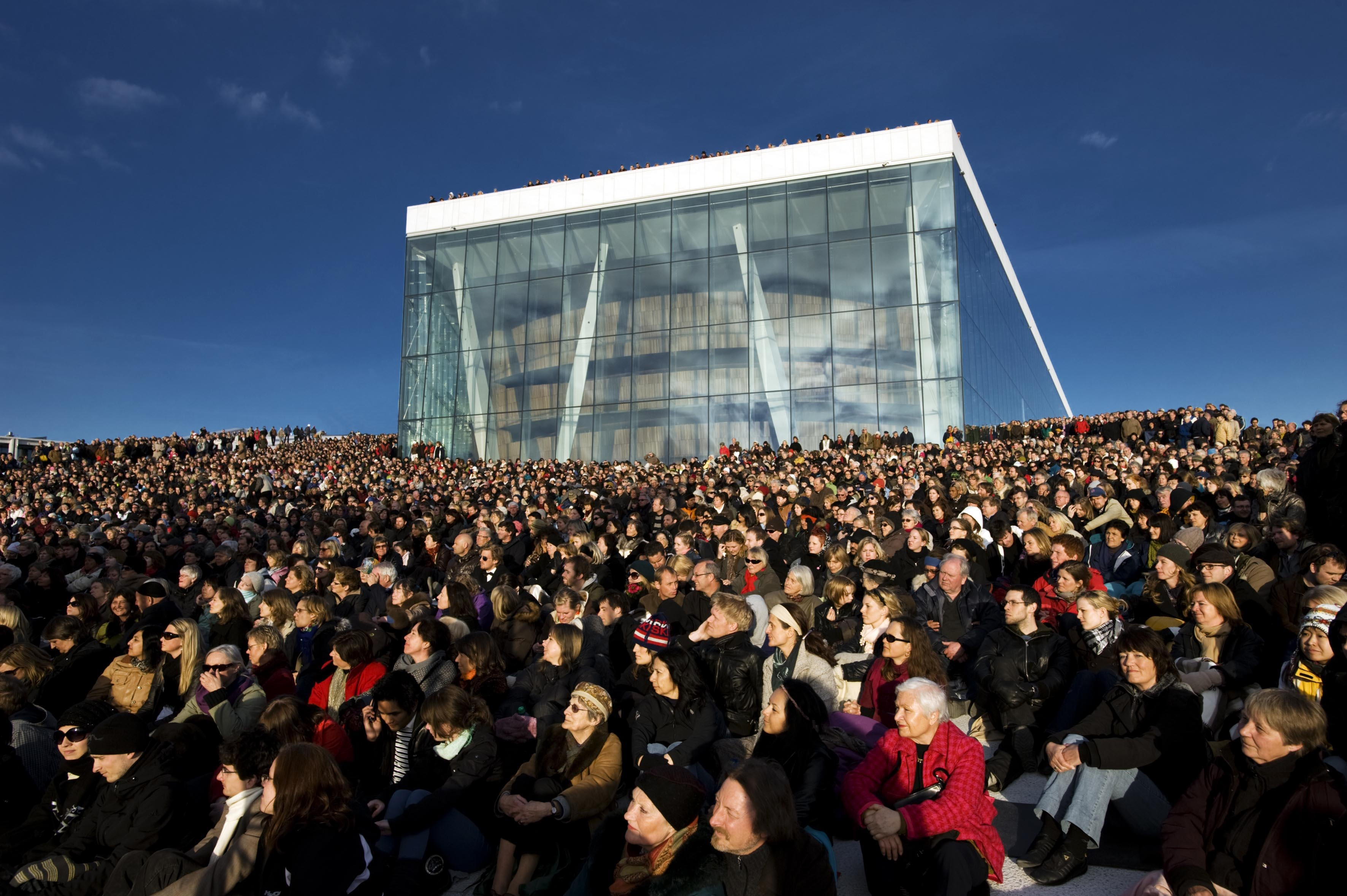 Oslo Opera House outdoor concert