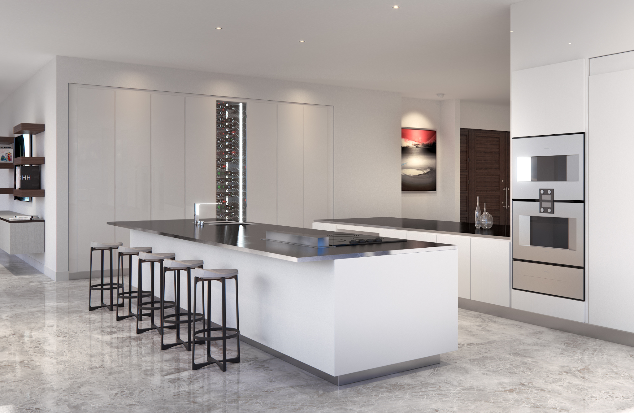 Penthouse at L’Atelier Residences, Miami Beach - Kitchen