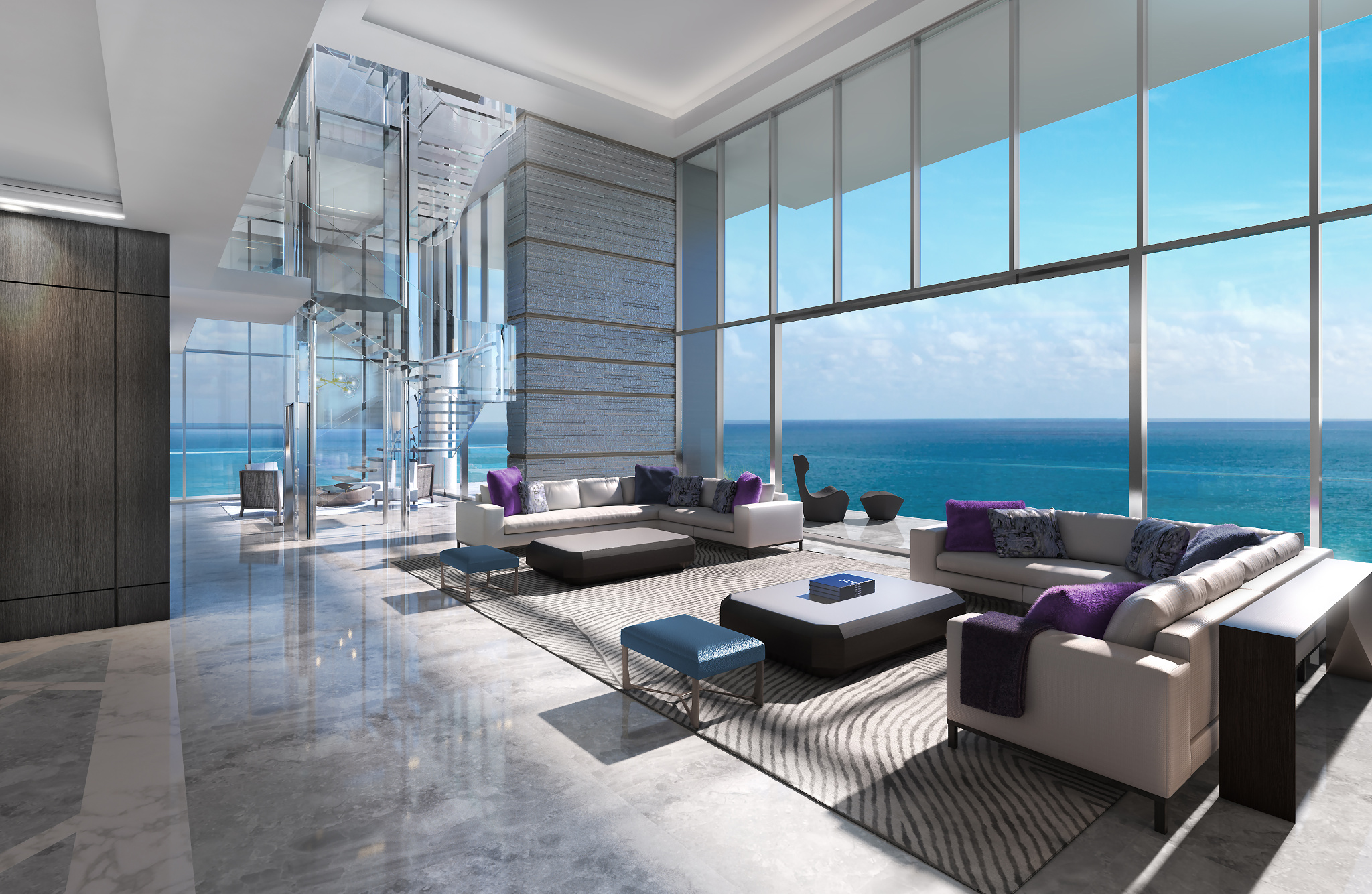 Penthouse at L’Atelier Residences, Miami Beach - Interiors