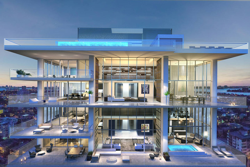 Penthouse at L’Atelier Residences, Miami Beach - Penthouse view