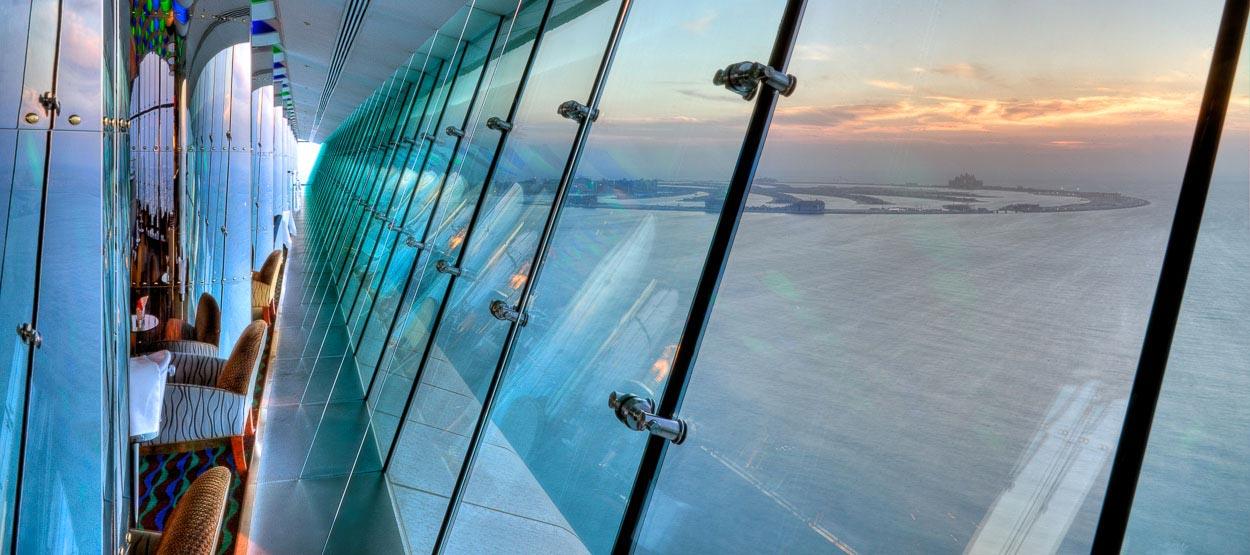 Burj Al Arab Jumeirah - Skyview Bar ocean view