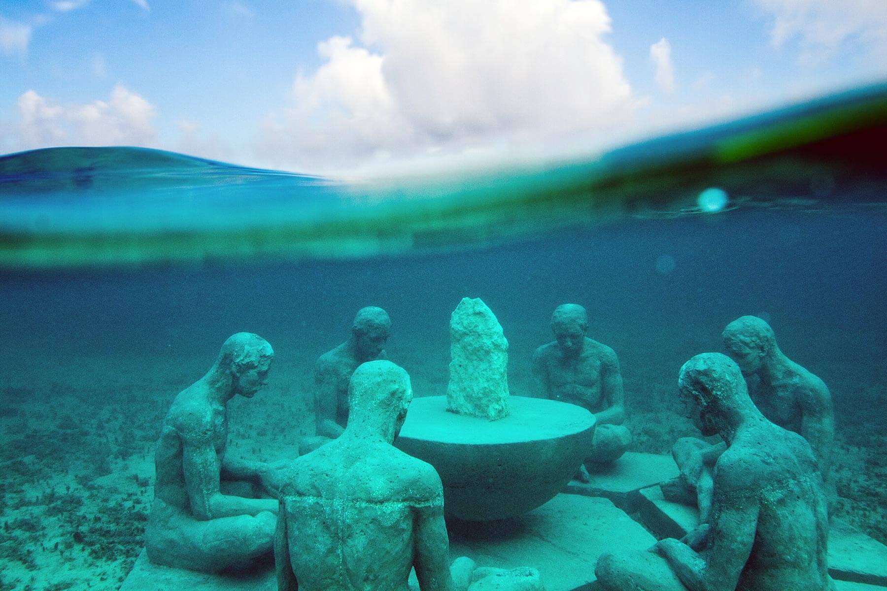 Underwater museum Cancun