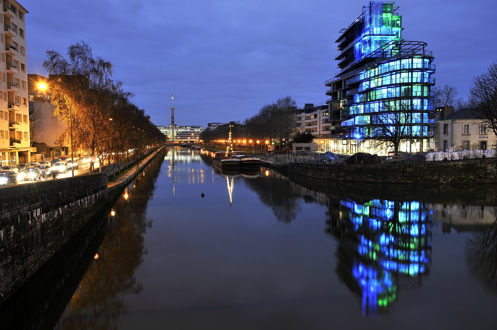Cap Mail by night, Rennes - Alain Rehault