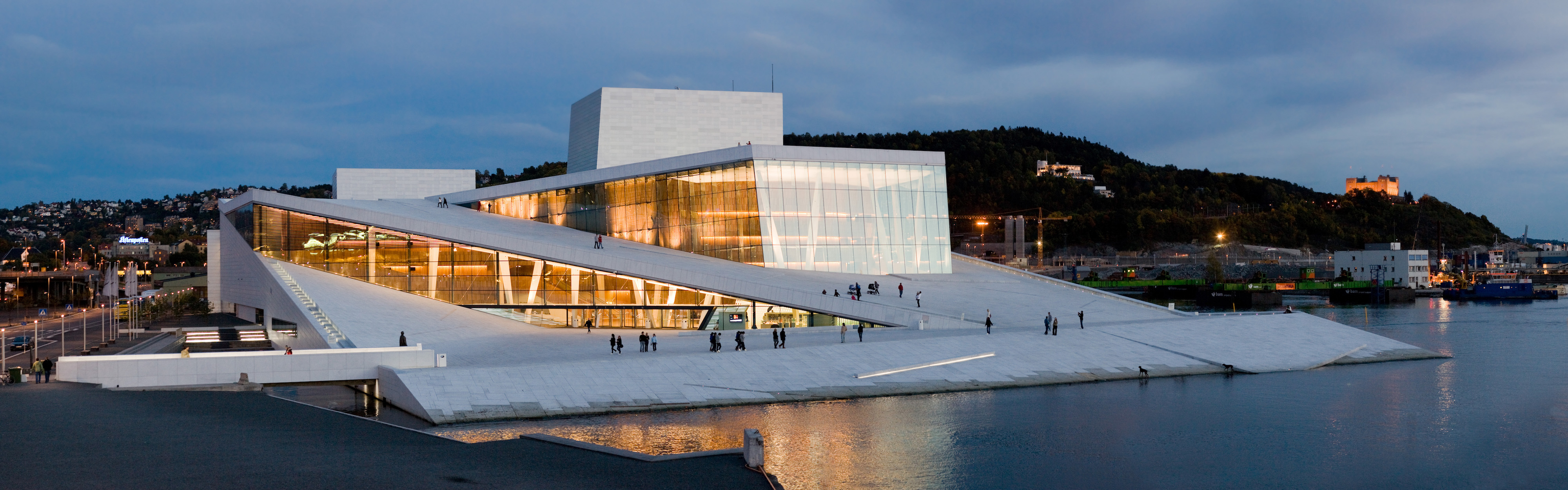 Oslo Opera House by night
