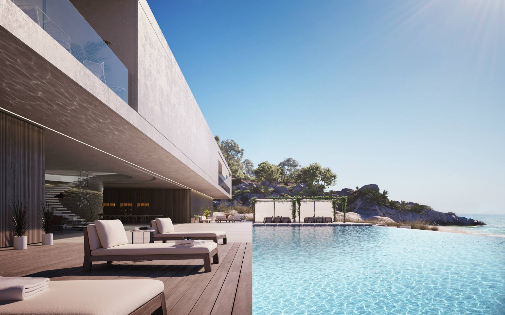 Superhouse - terrace pool