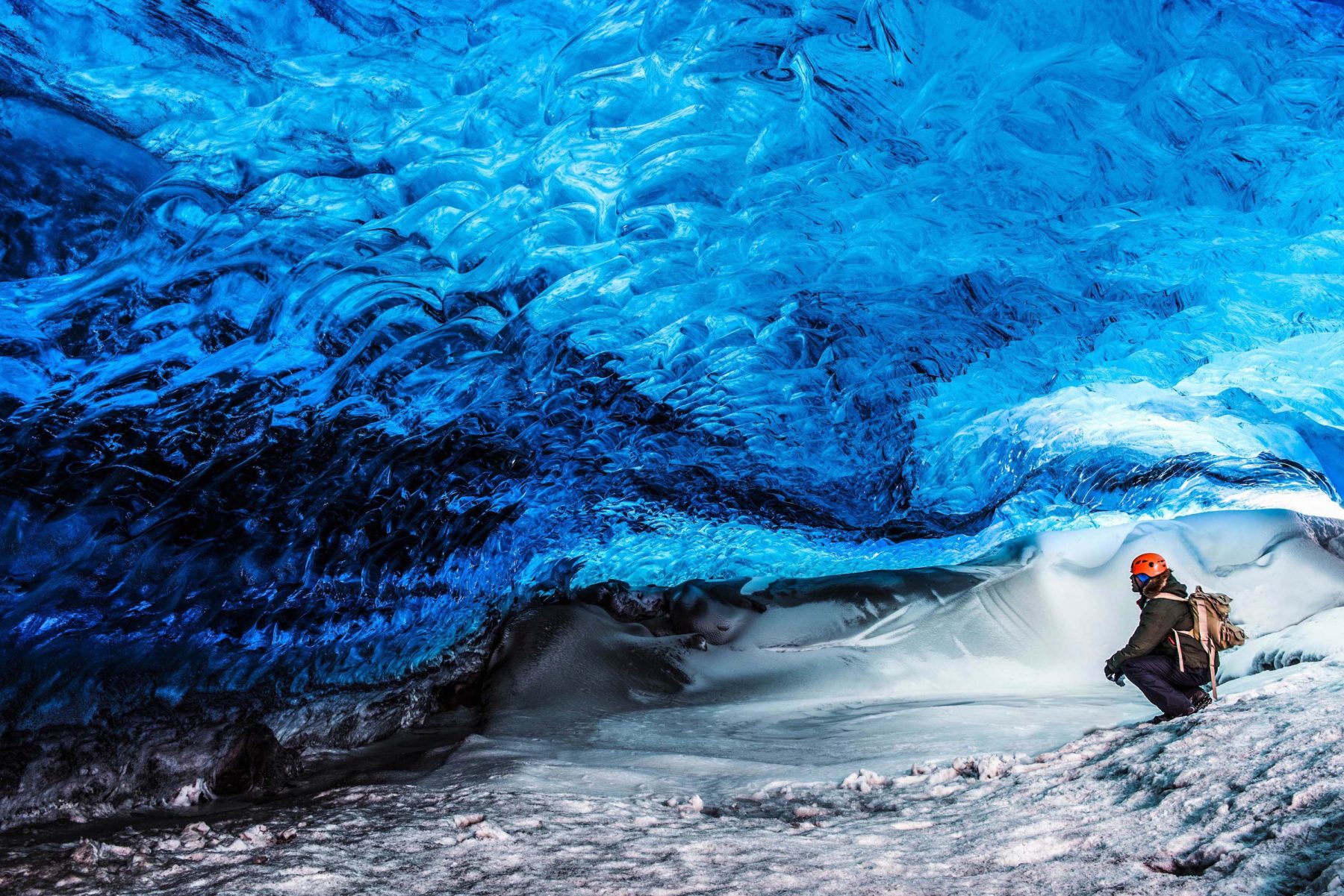 Ice cave explorations