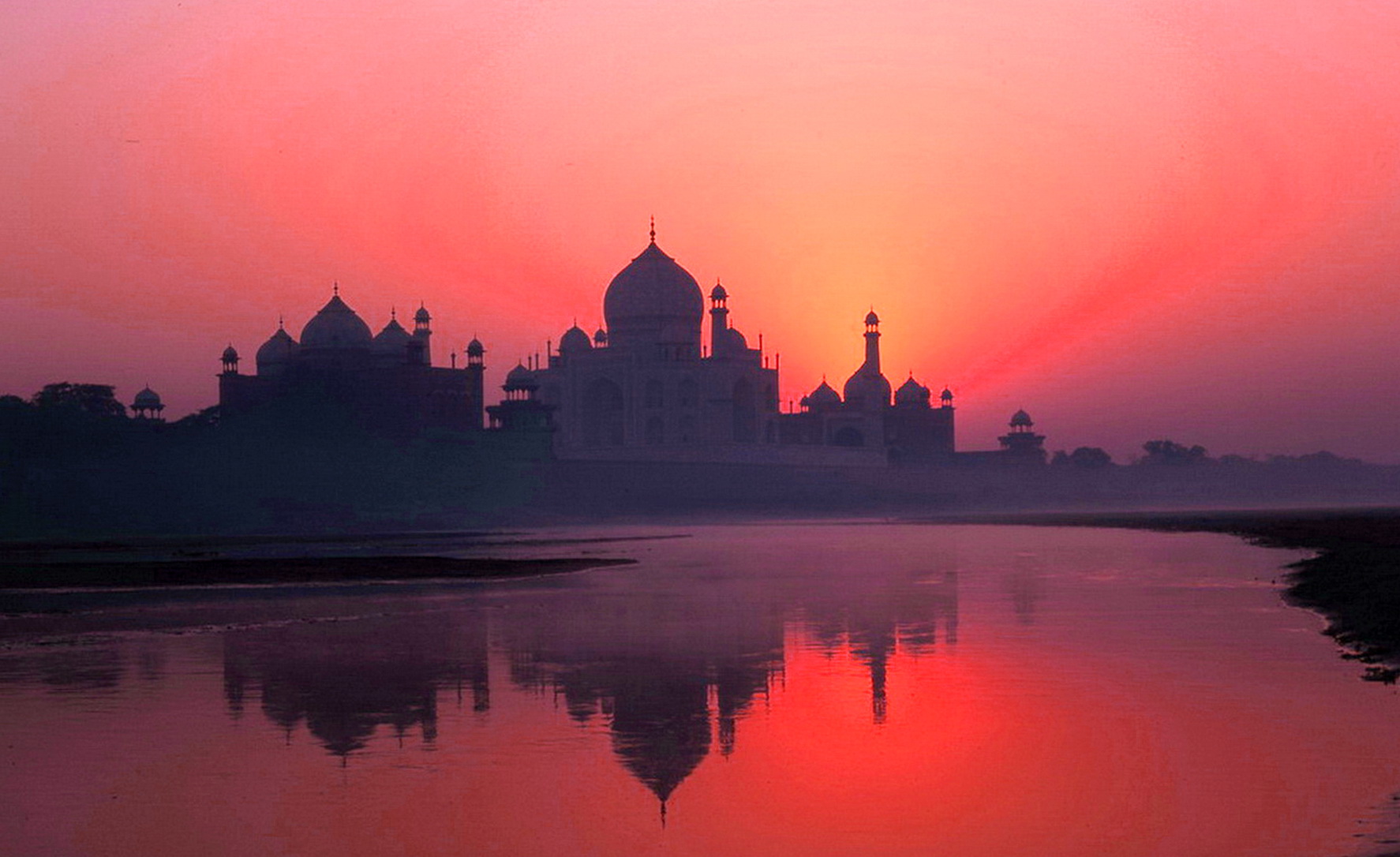 Taj Mahal sunset, Agra, India